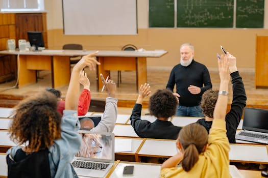 group of people engaged in a live online course