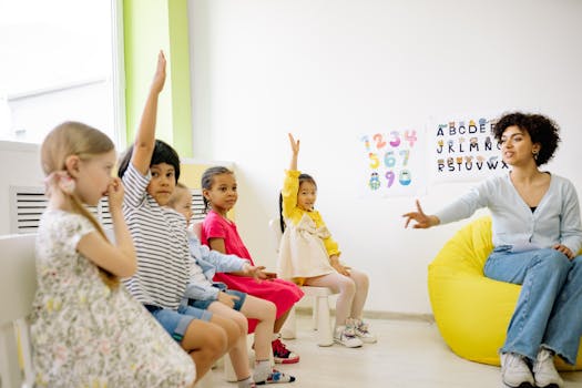 group of adults in a classroom setting engaged in hands-on learning