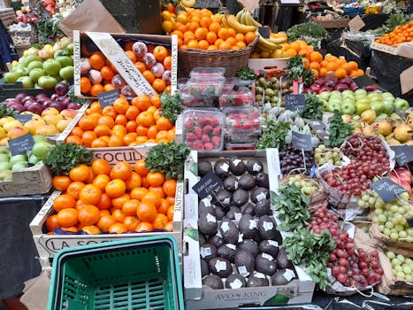 colorful fruits and vegetables for toddlers