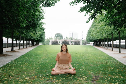 mindfulness practice outdoors