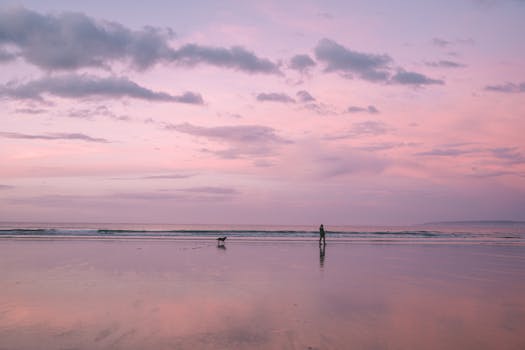 A beautiful sunset at a lesser-known travel destination