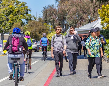 fitness community gathering at a park