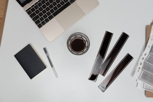 A simple notebook and pen on a table